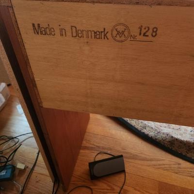 Danish Teak Vanity by Vinde Mobelfabrik Made in Denmark 128 32x18x30