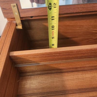 Danish Teak Vanity by Vinde Mobelfabrik Made in Denmark 128 32x18x30