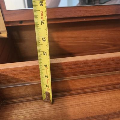 Danish Teak Vanity by Vinde Mobelfabrik Made in Denmark 128 32x18x30