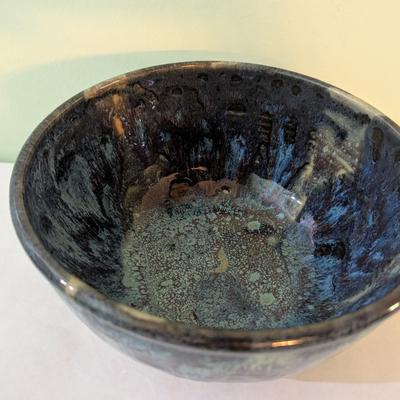 Hand Signed Pottery Glazed Bowl #2 (K)