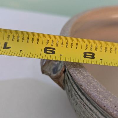 Handmade Studio Art Pottery Bowl With Lid (K)