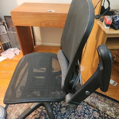 Mesh Black High back Office Desk Gaming Chair Adjustable Heights , Arms, Back Tilts Back