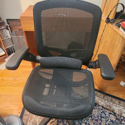 Mesh Black High back Office Desk Gaming Chair Adjustable Heights , Arms, Back Tilts Back