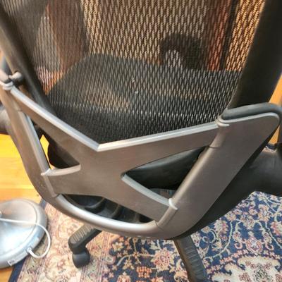Mesh Black High back Office Desk Gaming Chair Adjustable Heights , Arms, Back Tilts Back