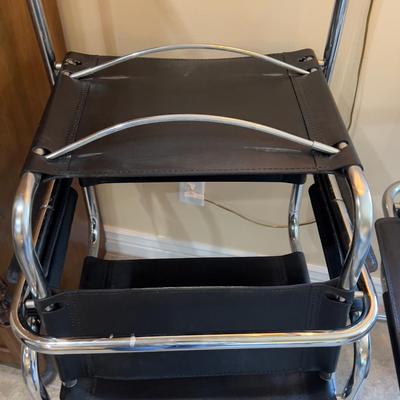 Sale Photo Thumbnail #34: Three chairs in very good condition, possibly a European Import. 