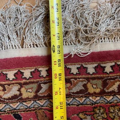 Sale Photo Thumbnail #70: Measure 120" X 80" Very Good Condition. Minor Fringe Loss, but over all very good. No Stains or Damage. 