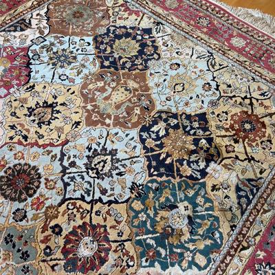 Sale Photo Thumbnail #69: Measure 120" X 80" Very Good Condition. Minor Fringe Loss, but over all very good. No Stains or Damage. 