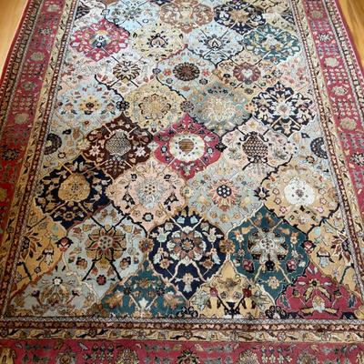 Sale Photo Thumbnail #66: Measure 120" X 80" Very Good Condition. Minor Fringe Loss, but over all very good. No Stains or Damage. 