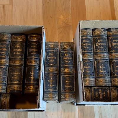 Sale Photo Thumbnail #109: Very Cool Leather Binding. Excellent Condition for their age. Large Books! Published in 1890 