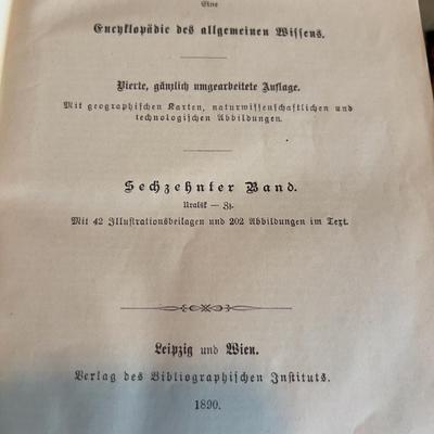 Sale Photo Thumbnail #118: Very Cool Leather Binding. Excellent Condition for their age. Large Books! Published in 1890 
