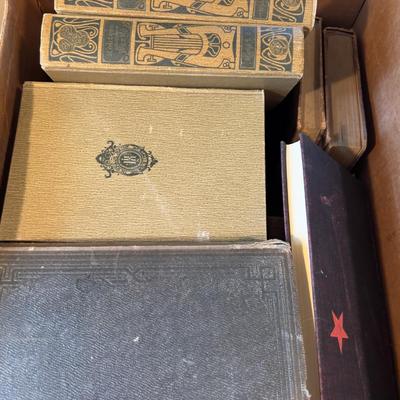 Sale Photo Thumbnail #150: Good to Fair Condition.  Used. Usable. A couple of 3 & 4 Volume Sets included. Bankers Box Full 