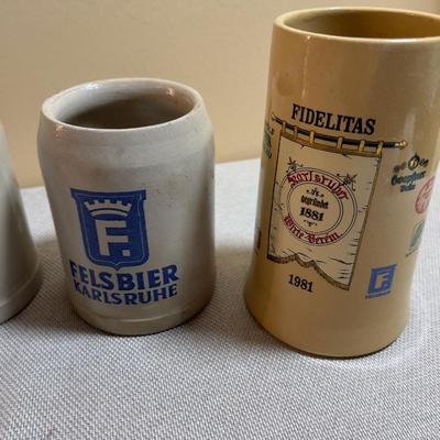 Sale Photo Thumbnail #268: Mostly all German Beer Mugs