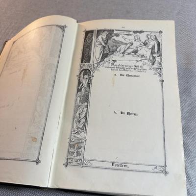 Sale Photo Thumbnail #295: Antique Dated 1885 Leather Bound. German Language