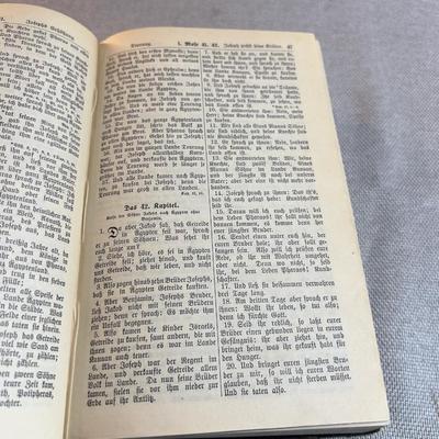 Sale Photo Thumbnail #294: Antique Dated 1885 Leather Bound. German Language