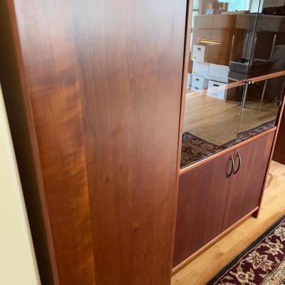 Sale Photo Thumbnail #580: Measures 36 x 13 x 76 Plus Corner Cabinet Inverted 24" 