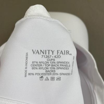 Vanity Fair White Bra Size 42 D