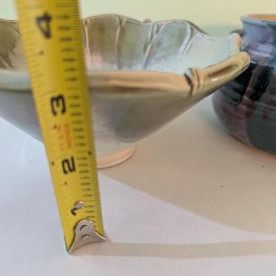 Handmade Pottery Bowls By Local Artist Ruth Lehmann & Tisha Cook (K)
