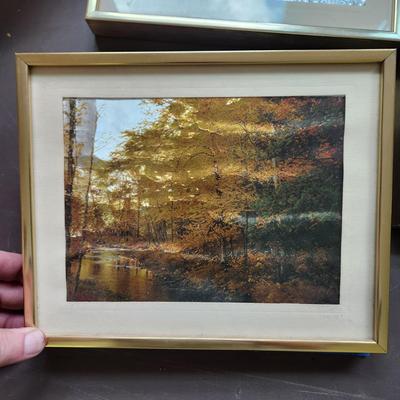 3 Vintage Foil Art