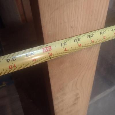 Solid Wood Framed Window Panel 80"x32"