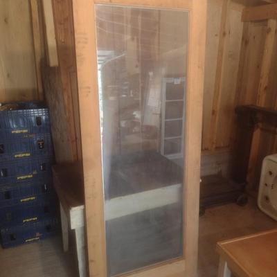 Solid Wood Framed Window Panel 80"x32"
