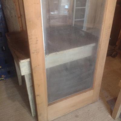 Solid Wood Framed Window Panel 80"x32"