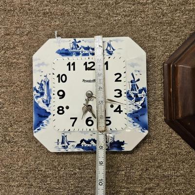 Lot of 2 Vintage Clocks - As Is/Needs Work