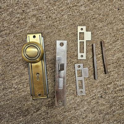 Vintage Mid Century Bathroom Door Knob in Box