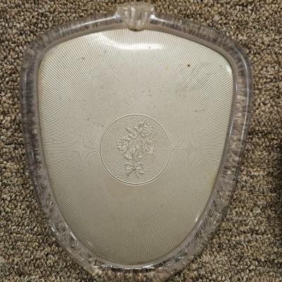 Lot of Antique Bruch and Mirror