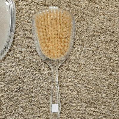 Lot of Antique Bruch and Mirror