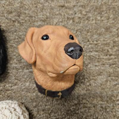 Lot of 3 Bosson-Stlye Price Import Hanging Dog Plaques