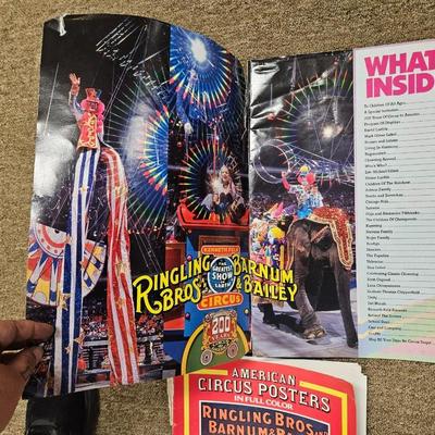 Lot of 3 Vintage Circus Programs