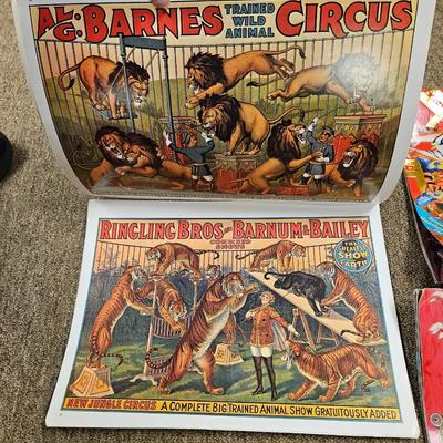 Lot of 3 Vintage Circus Programs