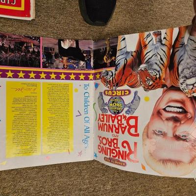 Lot of 3 Vintage Circus Programs