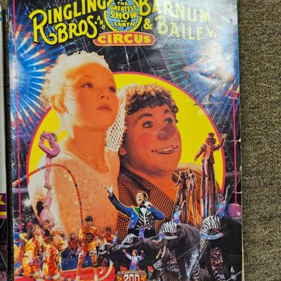 Lot of 3 Vintage Circus Programs