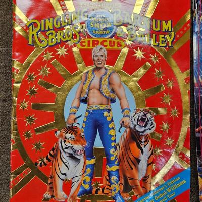 Lot of 3 Vintage Circus Programs