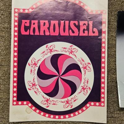 Lot of 2 Entertainment Programs "Ice Capades" & "Carousel"