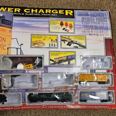 Super Power Charger Complete HO Scale Electric Train Set - Unopened