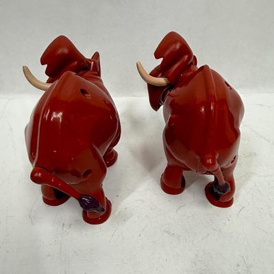Vintage 1999 Burroughs & Disney Tarzan Tantor Elephant Wind Up Tail Movie Figure
