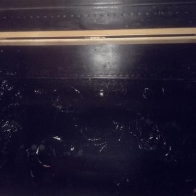 Antique Regalty Luggage Ingham of Boston Trunk