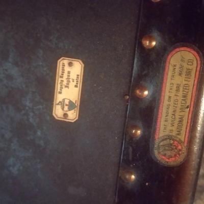 Antique Regalty Luggage Ingham of Boston Trunk