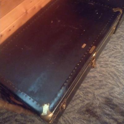 Antique Regalty Luggage Ingham of Boston Trunk
