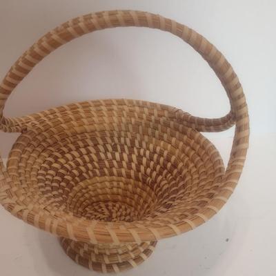 Vintage Sweetgrass Basket