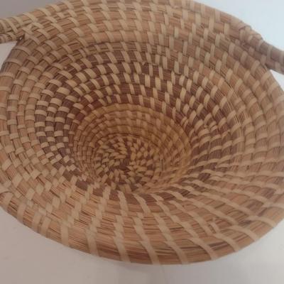 Vintage Sweetgrass Basket