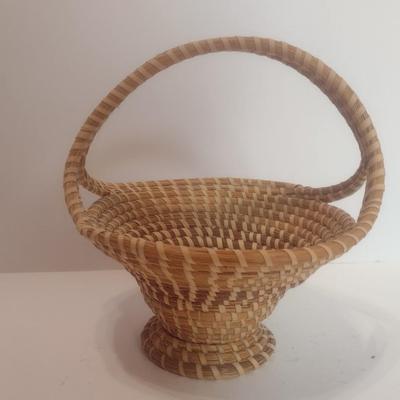 Vintage Sweetgrass Basket