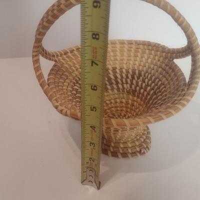 Vintage Sweetgrass Basket