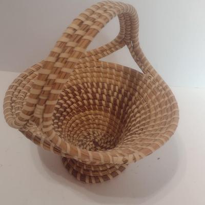 Vintage Sweetgrass Basket