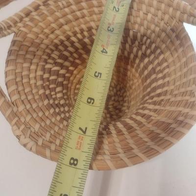 Vintage Sweetgrass Basket