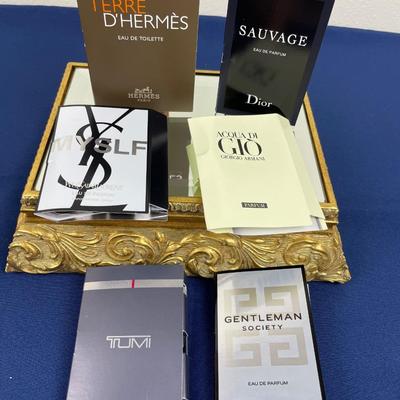 Men’s 6 piece Luxury Parfum Vials, Hermes, Dior