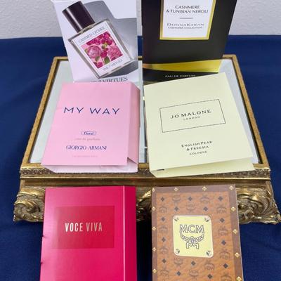 Women’s Luxury Perfume Vial Sprays, Armani, Valentino