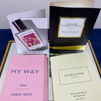 Women’s Luxury Perfume Vial Sprays, Armani, Valentino